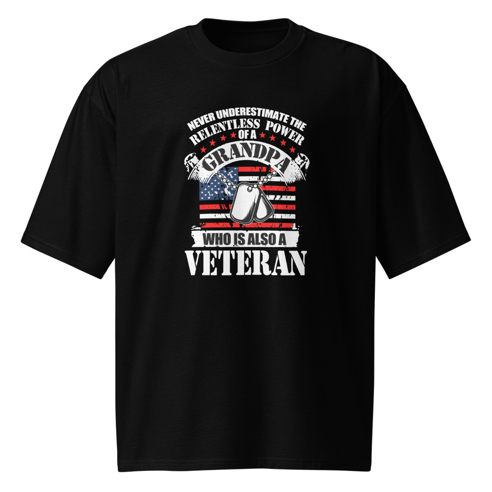 Never Underestimate The Relentless Power Oversized Heavyweight T-shirt
