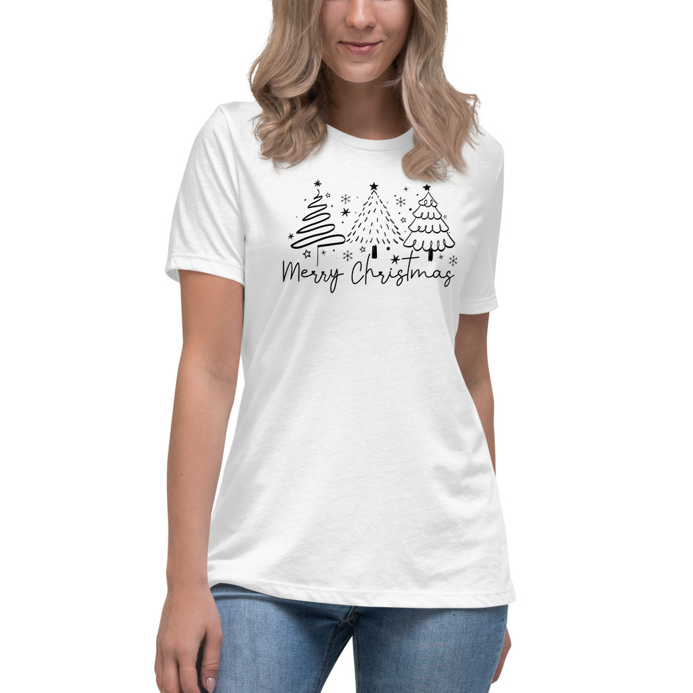 Meowy Christmas Women's Relaxed T-Shirt