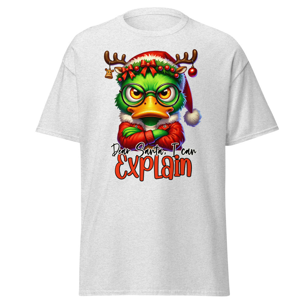 Dear Santa I Can Explain Unisex Classic Tee