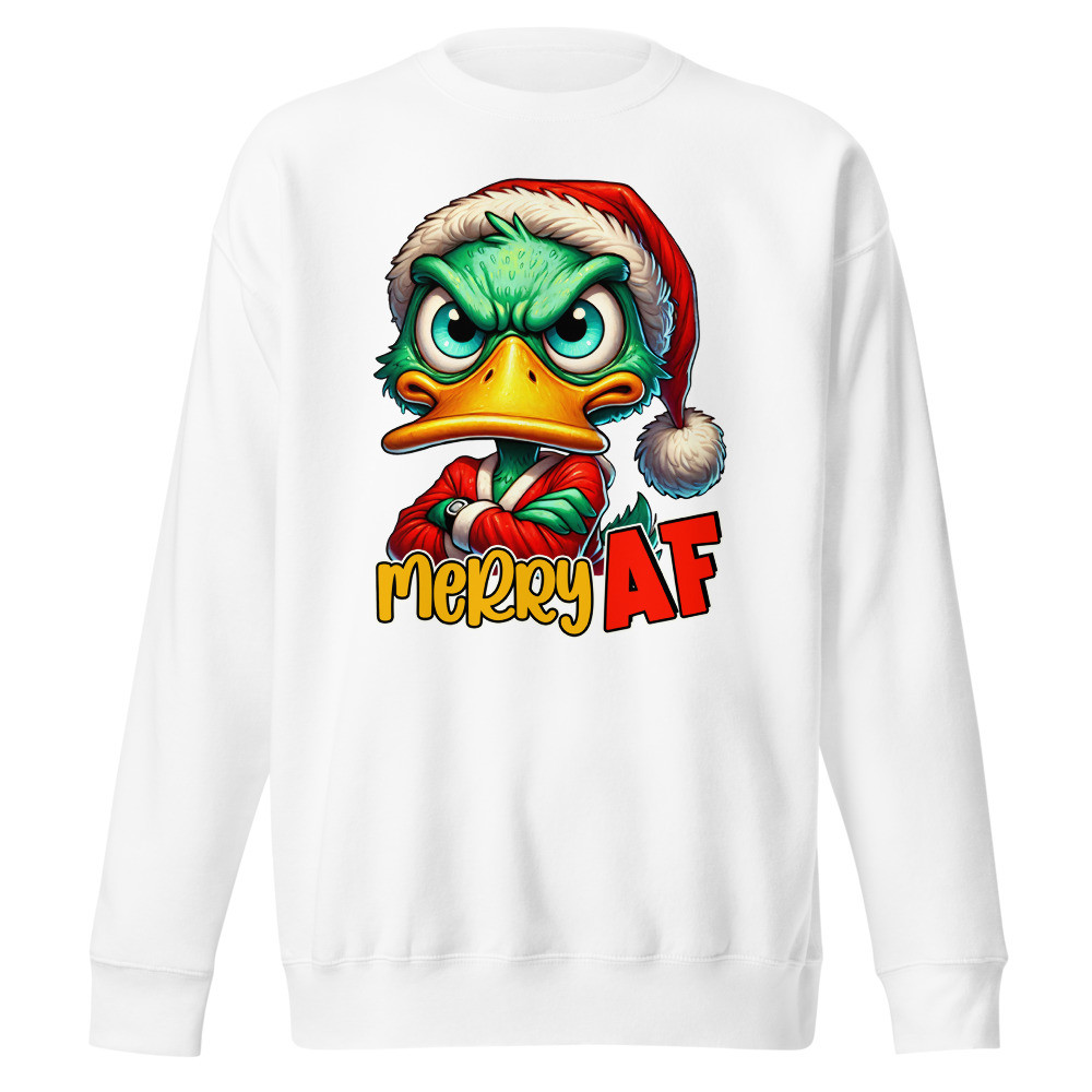 Merry AF Unisex Premium Sweatshirt