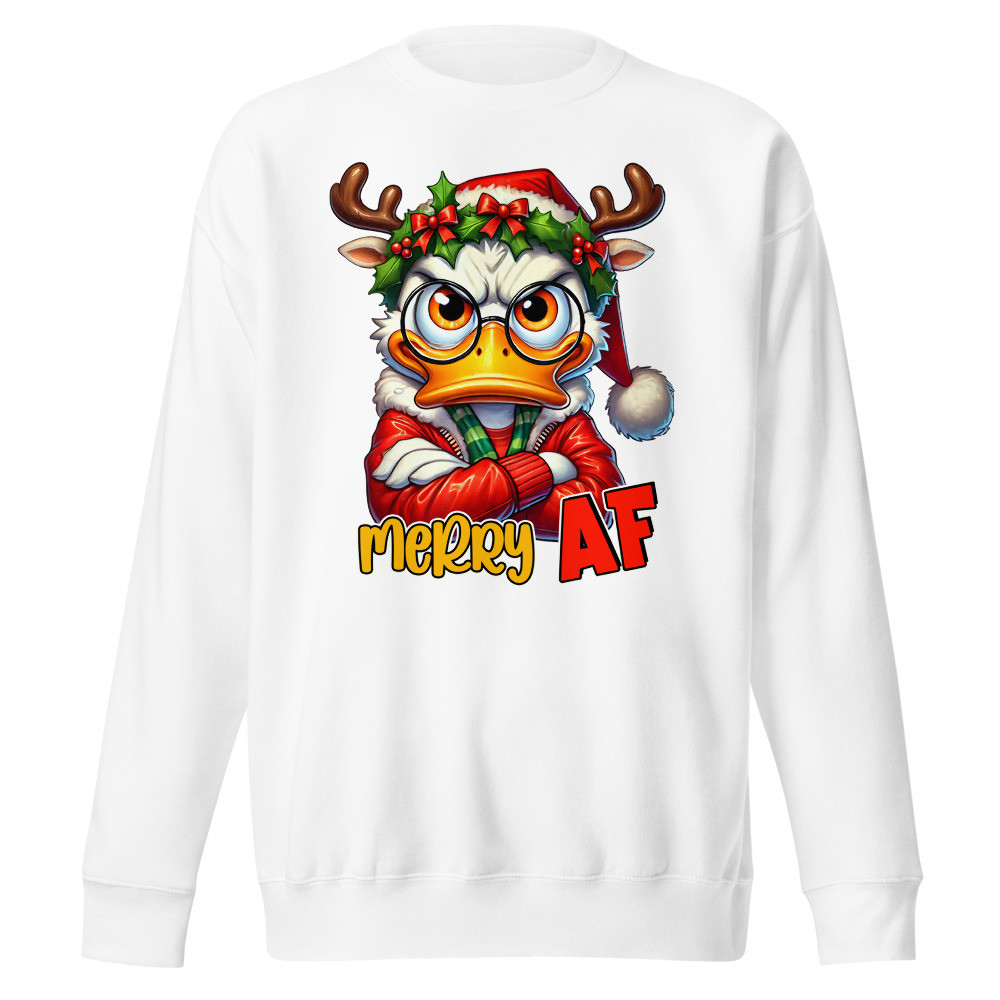 Merry AF Unisex Premium Sweatshirt