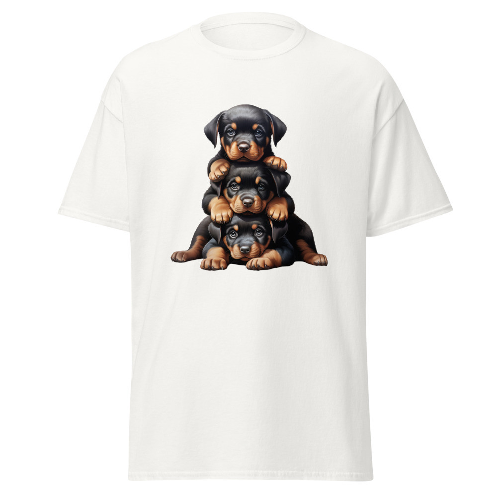Stack of 3 Rottweiler Unisex Classic Tee