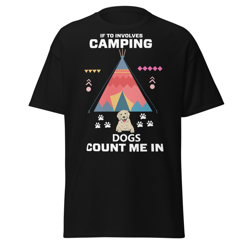 Camping Dogs Unisex Classic Tee