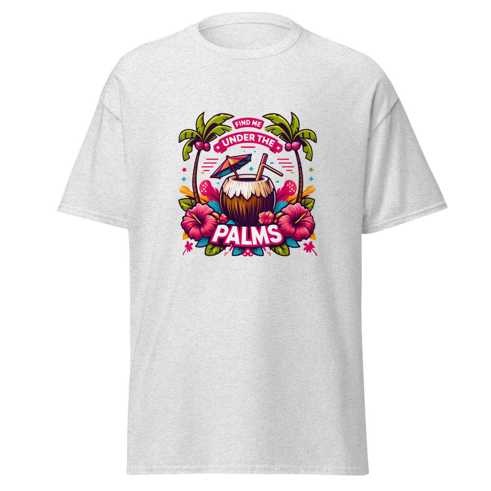 Palm Trees Beach Vibes Summer Unisex Classic Tee