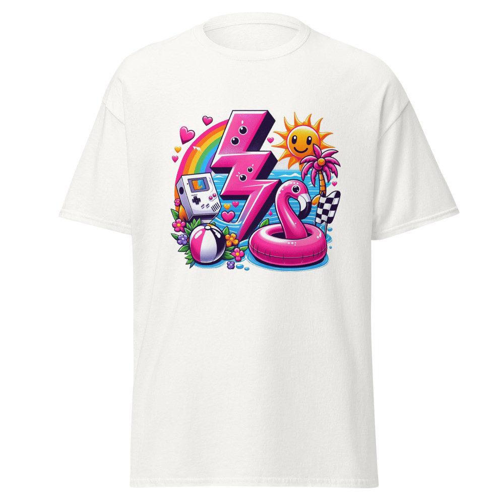 Retro Summer Beach Unisex Classic Tee