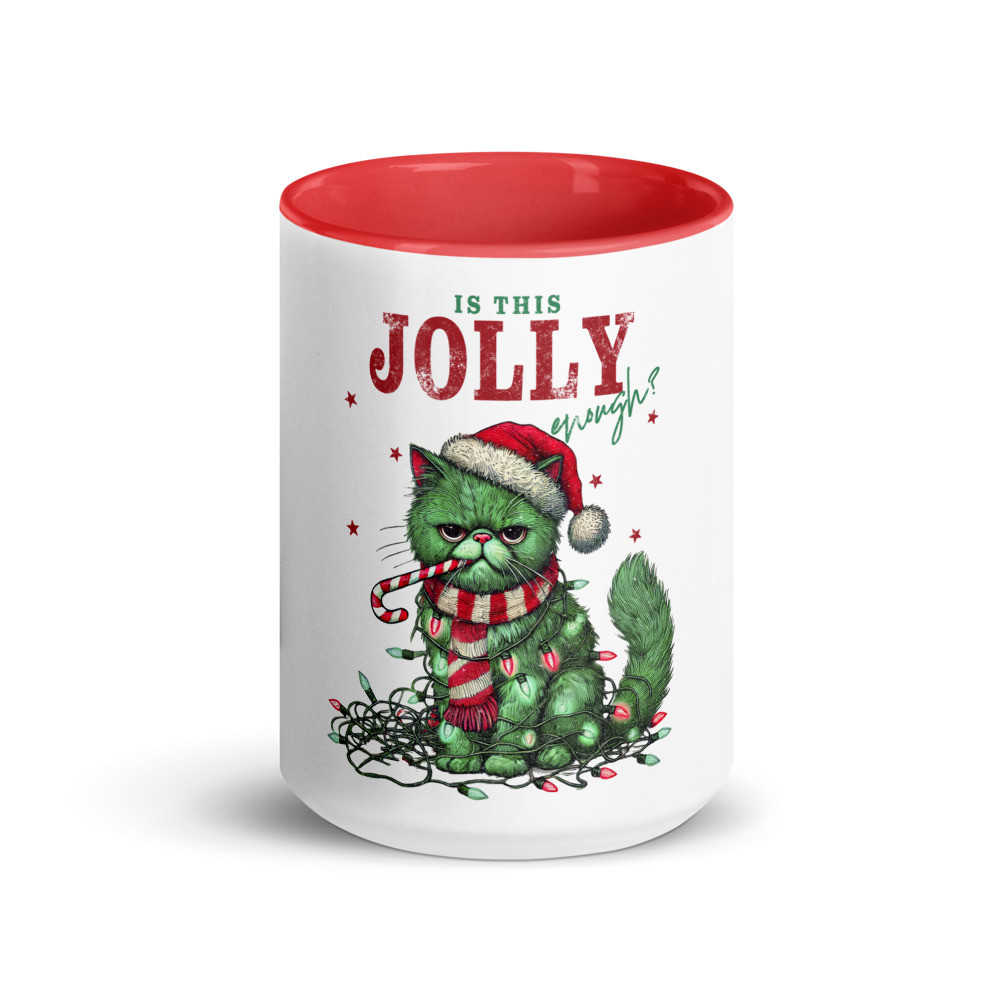 Is This Jolly Enough Mug with Color Inside