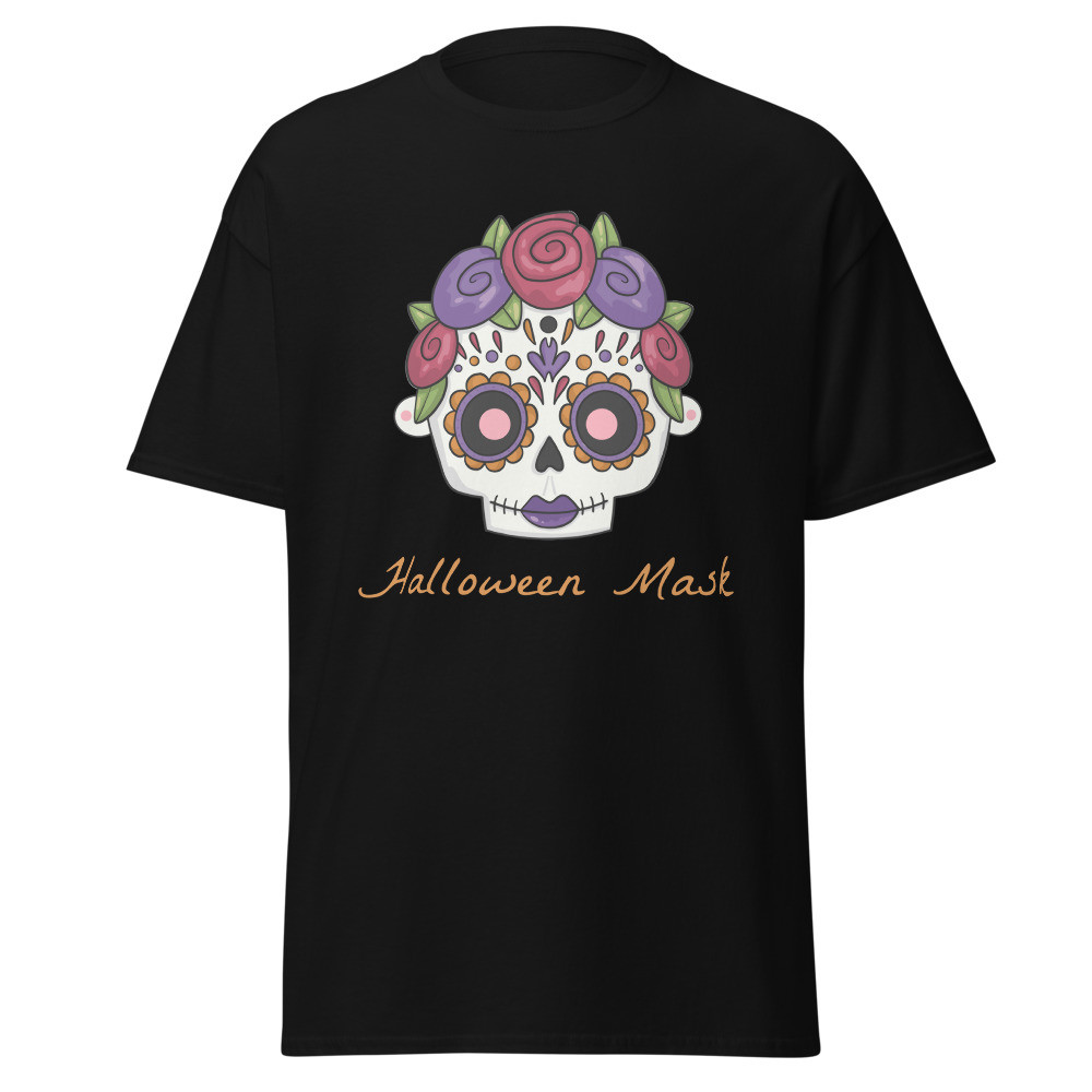 Halloween Mask Unisex Classic Tee