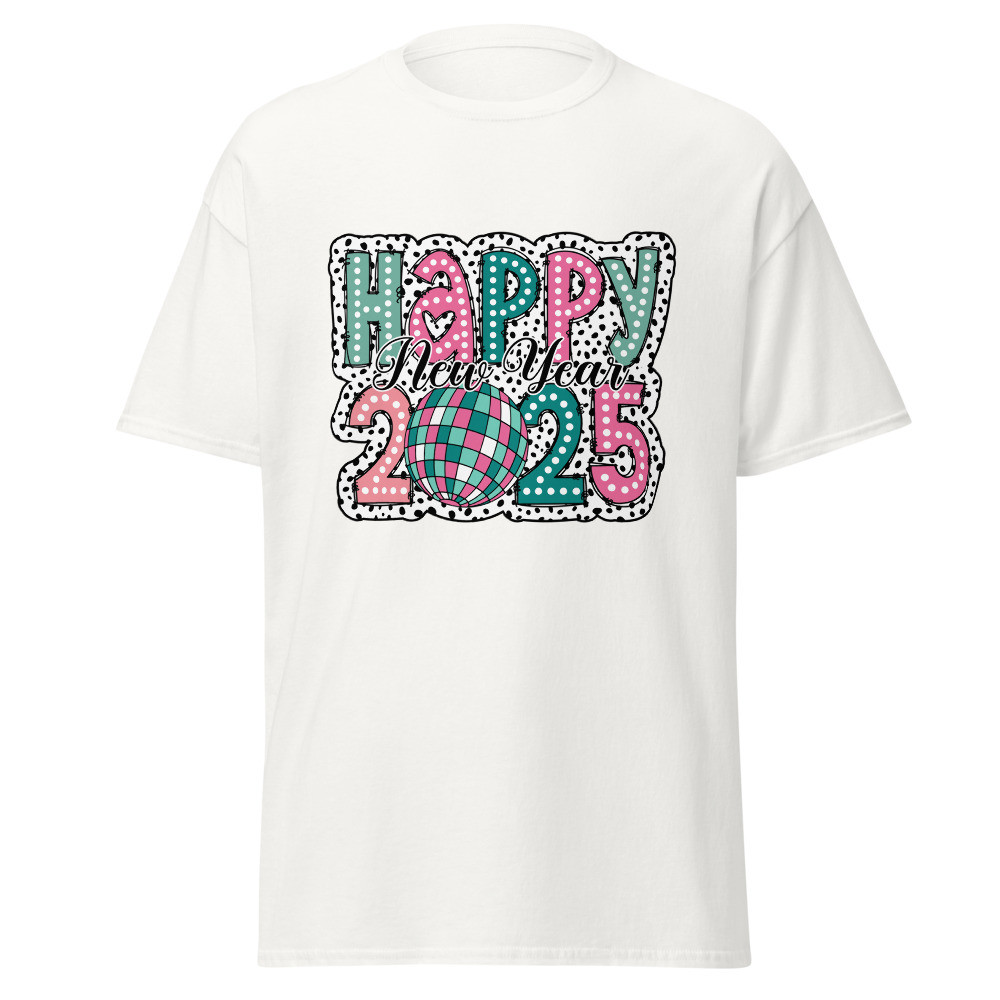 Retro New Year 2025 Unisex Classic Tee