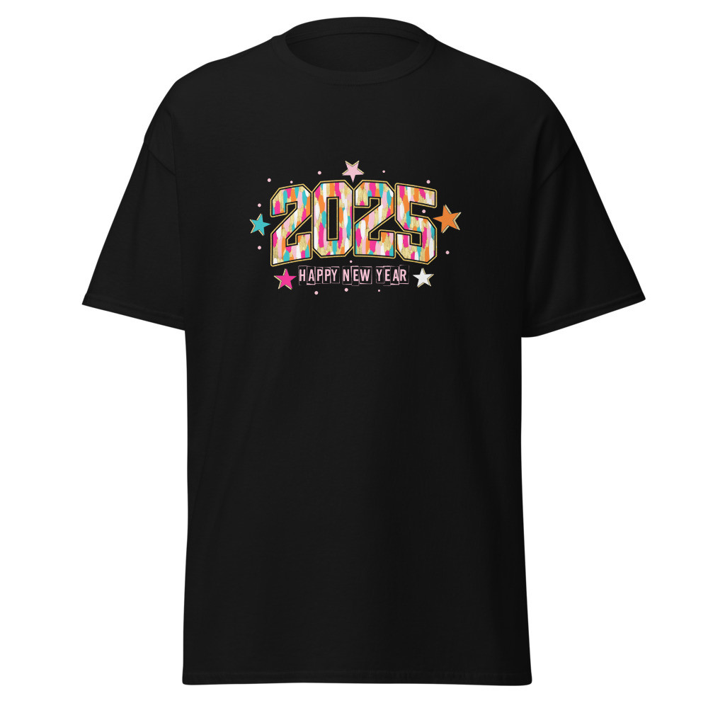 Retro New Year 2025_1 Unisex Classic Tee