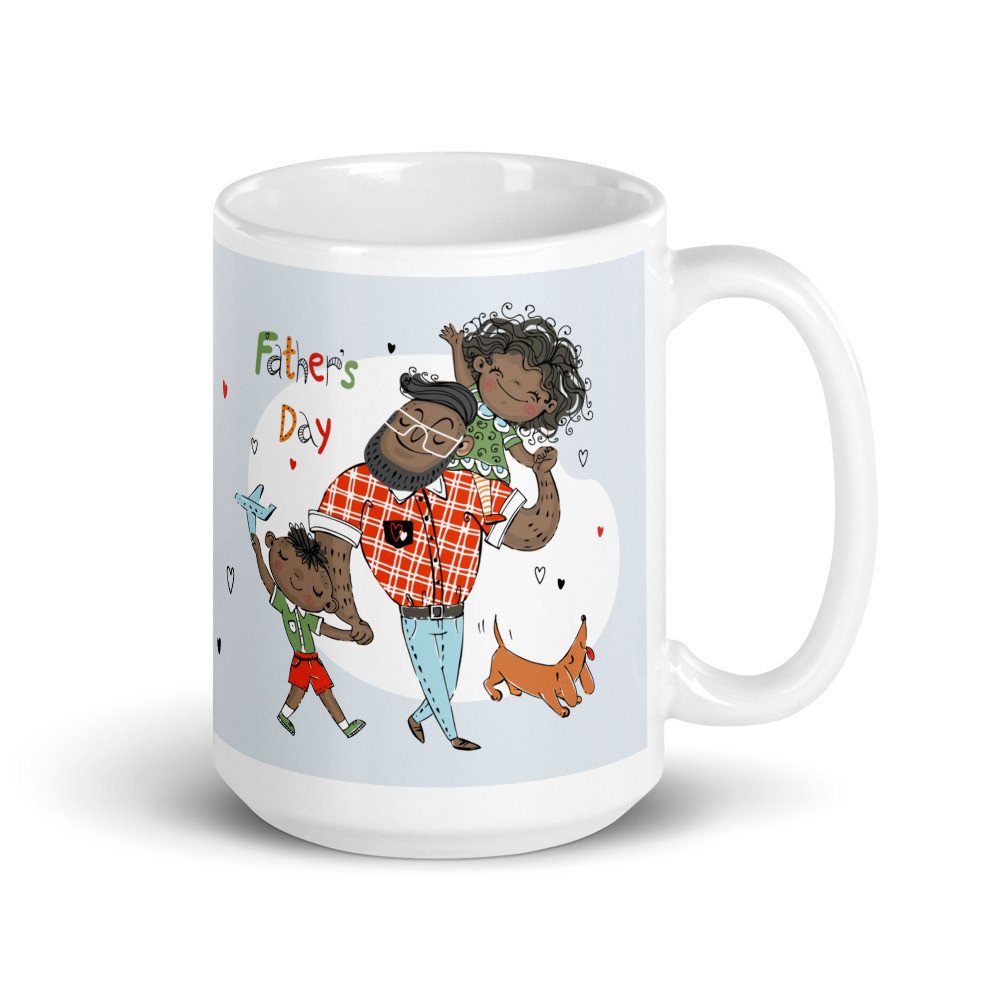 Father's Day_1 White Glossy Mug