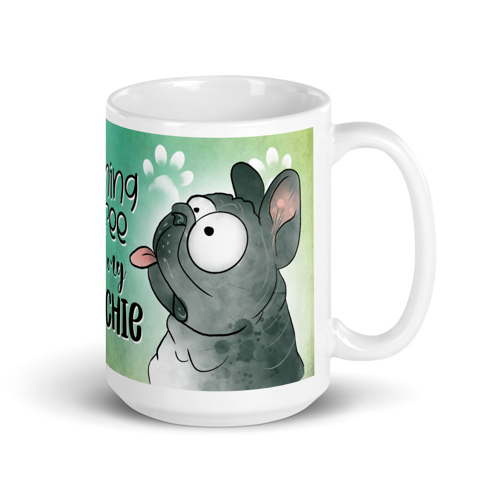 Funny Dog_3 White Glossy Mug
