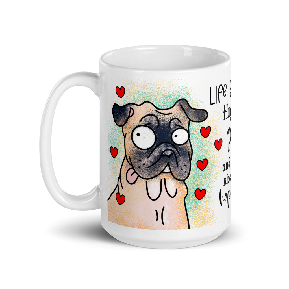 Bullastiff White Glossy Mug