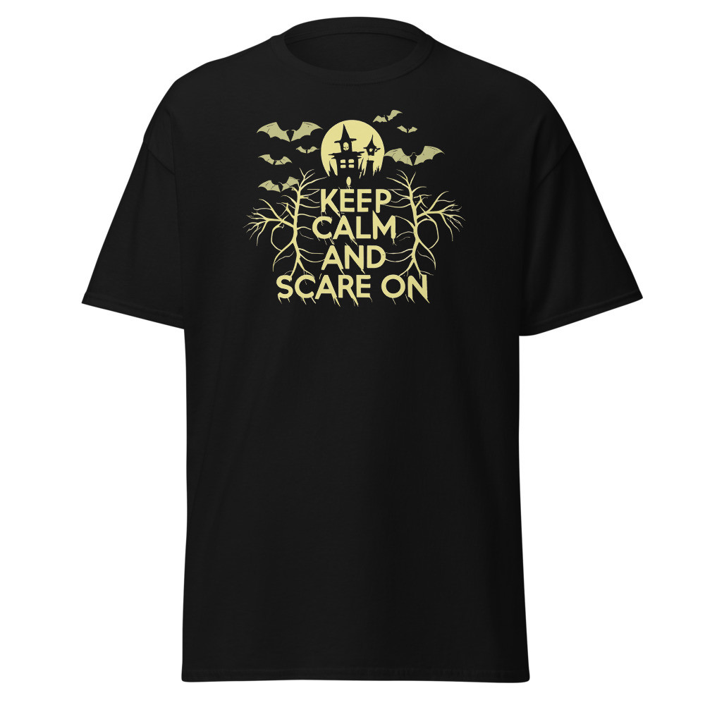 Keep Calm and Scare On Unisex Classic Tee