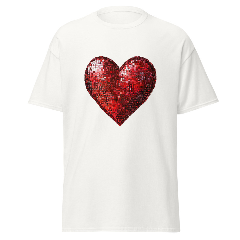 Valentine's Day Red Heart Unisex Classic Tee