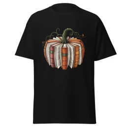 Fall Book Pumpkin Unisex Classic Tee
