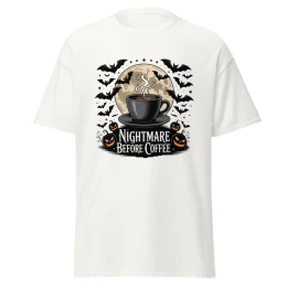Nightmare Before Coffee Halloween Unisex Classic Tee