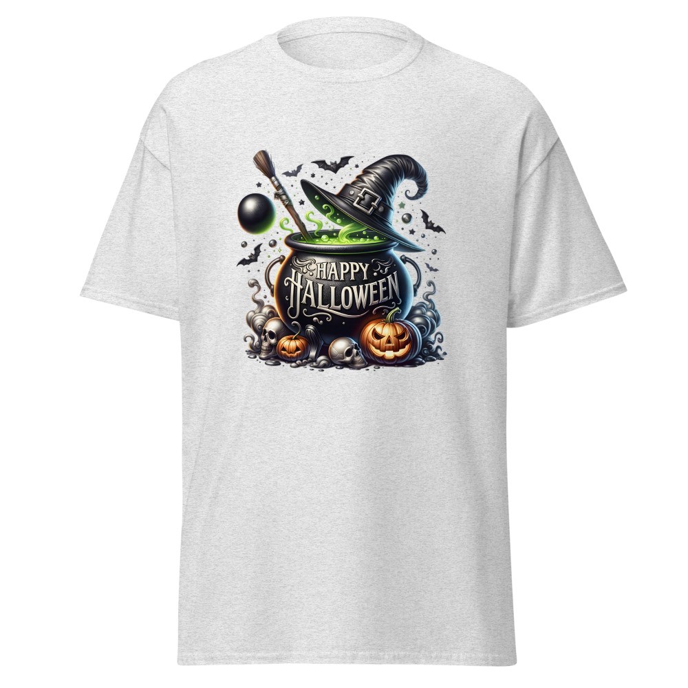Happy Halloween Witch Hat Unisex Classic Tee
