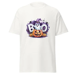 Halloween Boo Cute Ghost Pumpkin Unisex Classic Tee