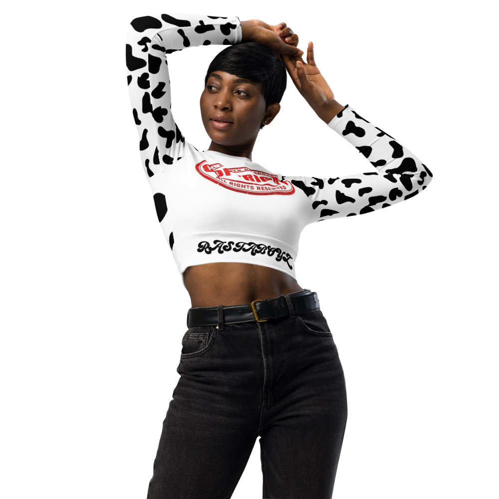 RB Recycled long-sleeve crop top