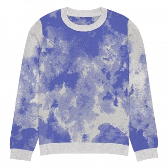 Knitted crew neck sweater