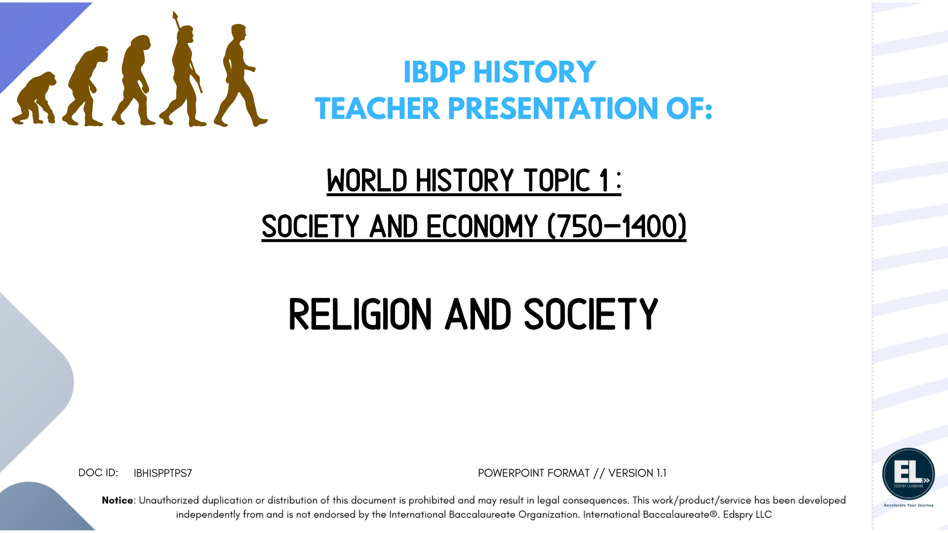 HIST Religion and Society - Powerpoint