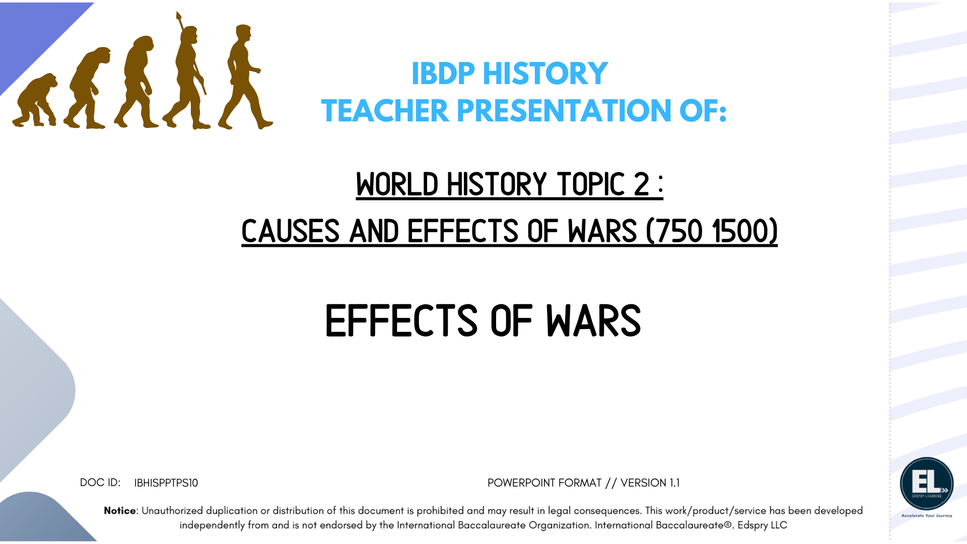 HIST Effects of Wars - Powerpoint