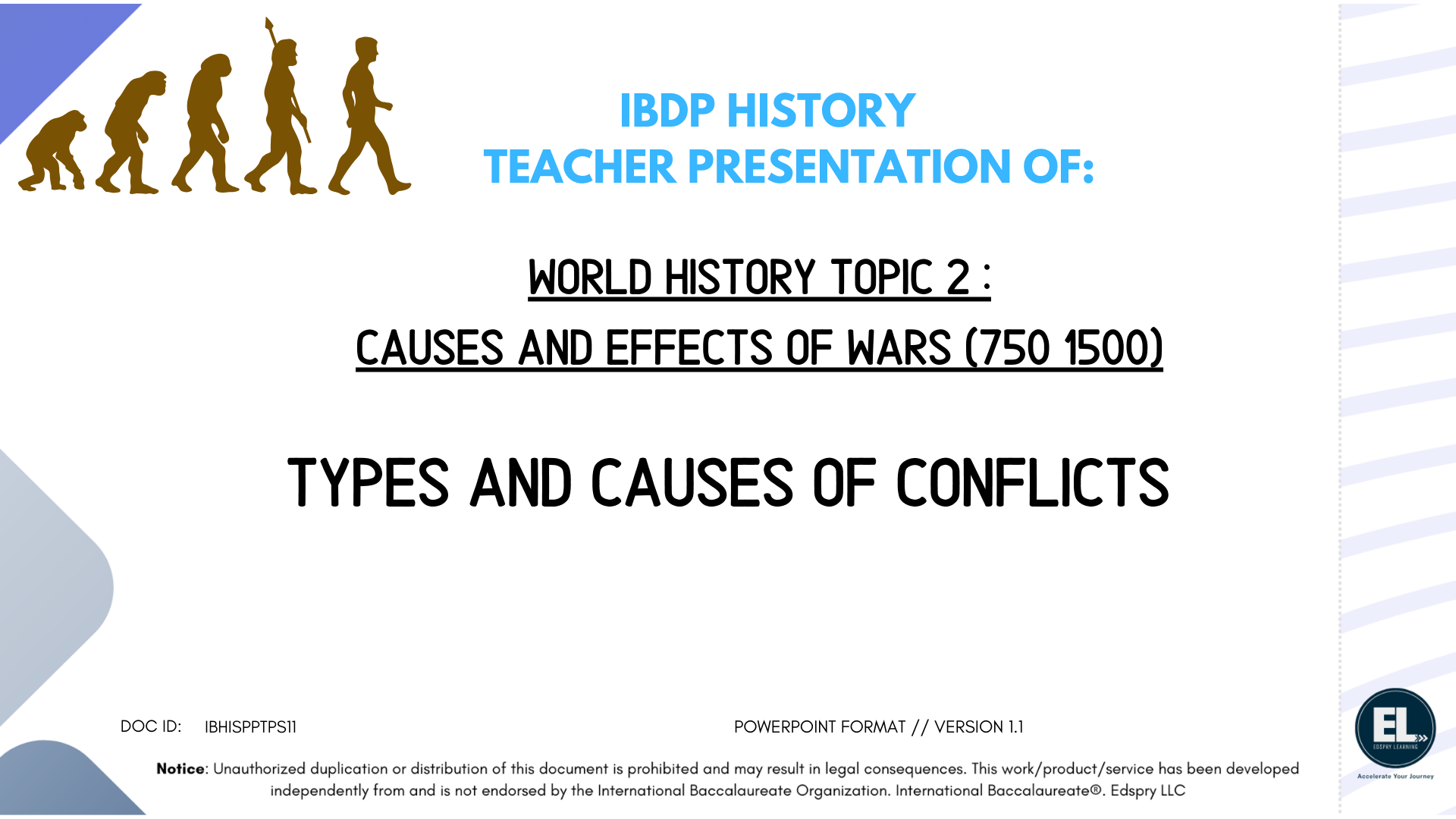 HIST Types and Causes of Conflicts - Powerpoint