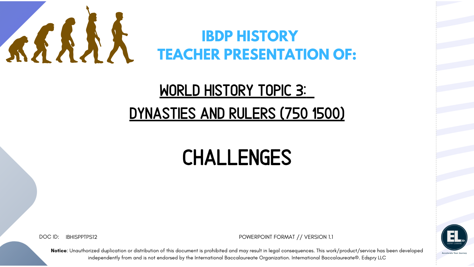 HIST Challenges to Dynasties and Rulers - Powerpoint