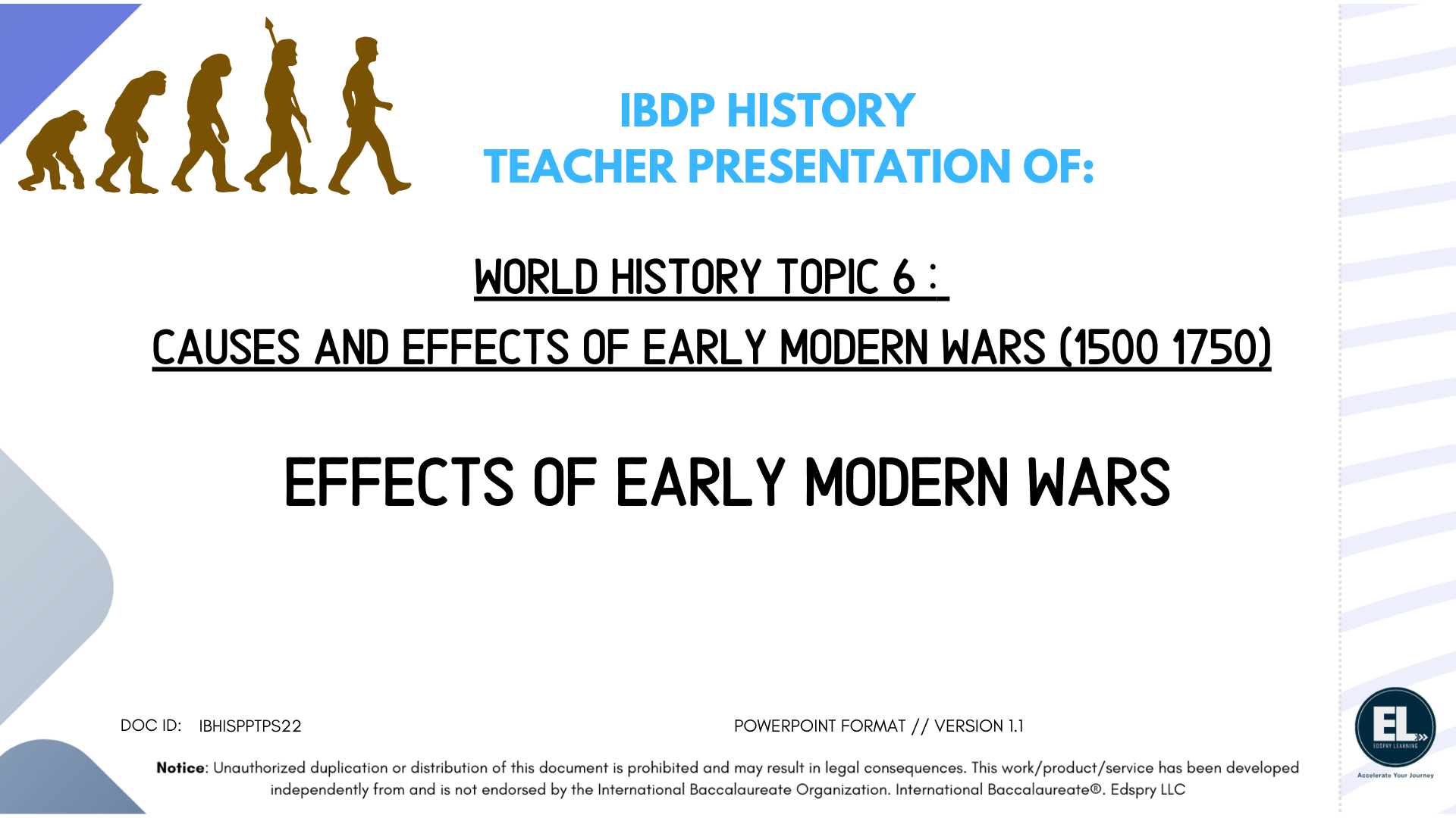 HIST Effects of Early Modern Wars - Powerpoint