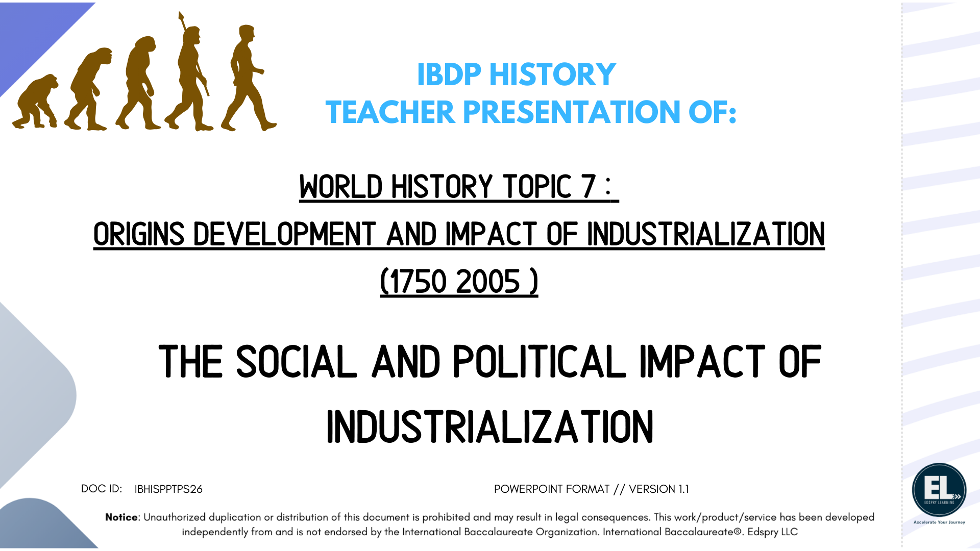 HIST The social and political impact of industrialization - Powerpoint