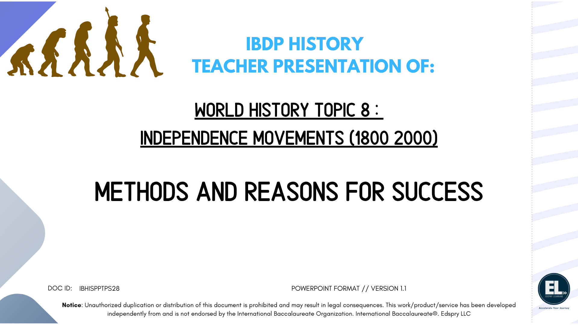 HIST Methods and Reasons for Success - Powerpoint