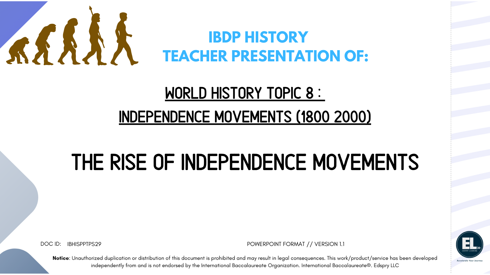 HIST The Rise of Independence Movements - Powerpoint