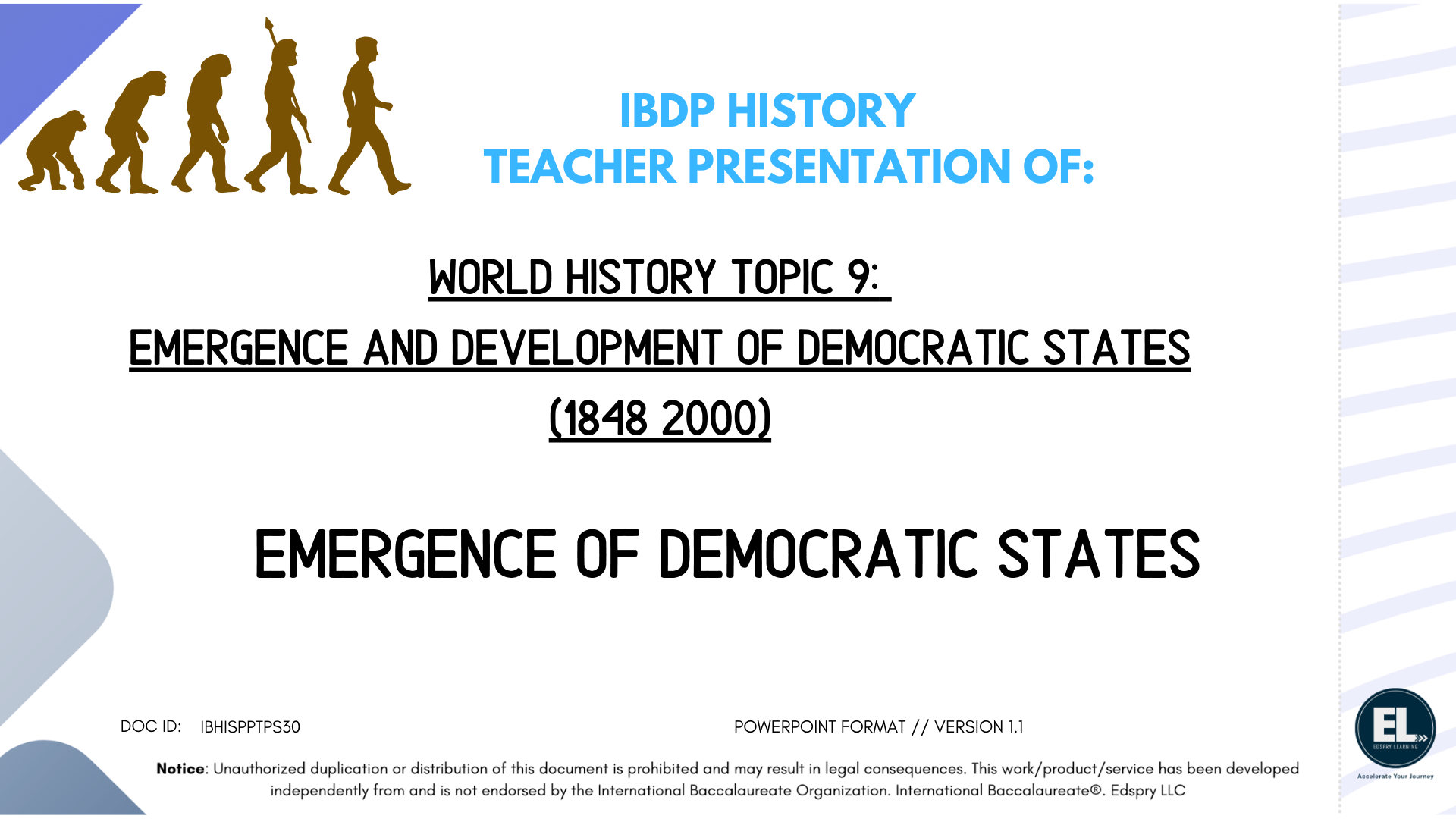 HIST Emergence of democratic states - Powerpoint