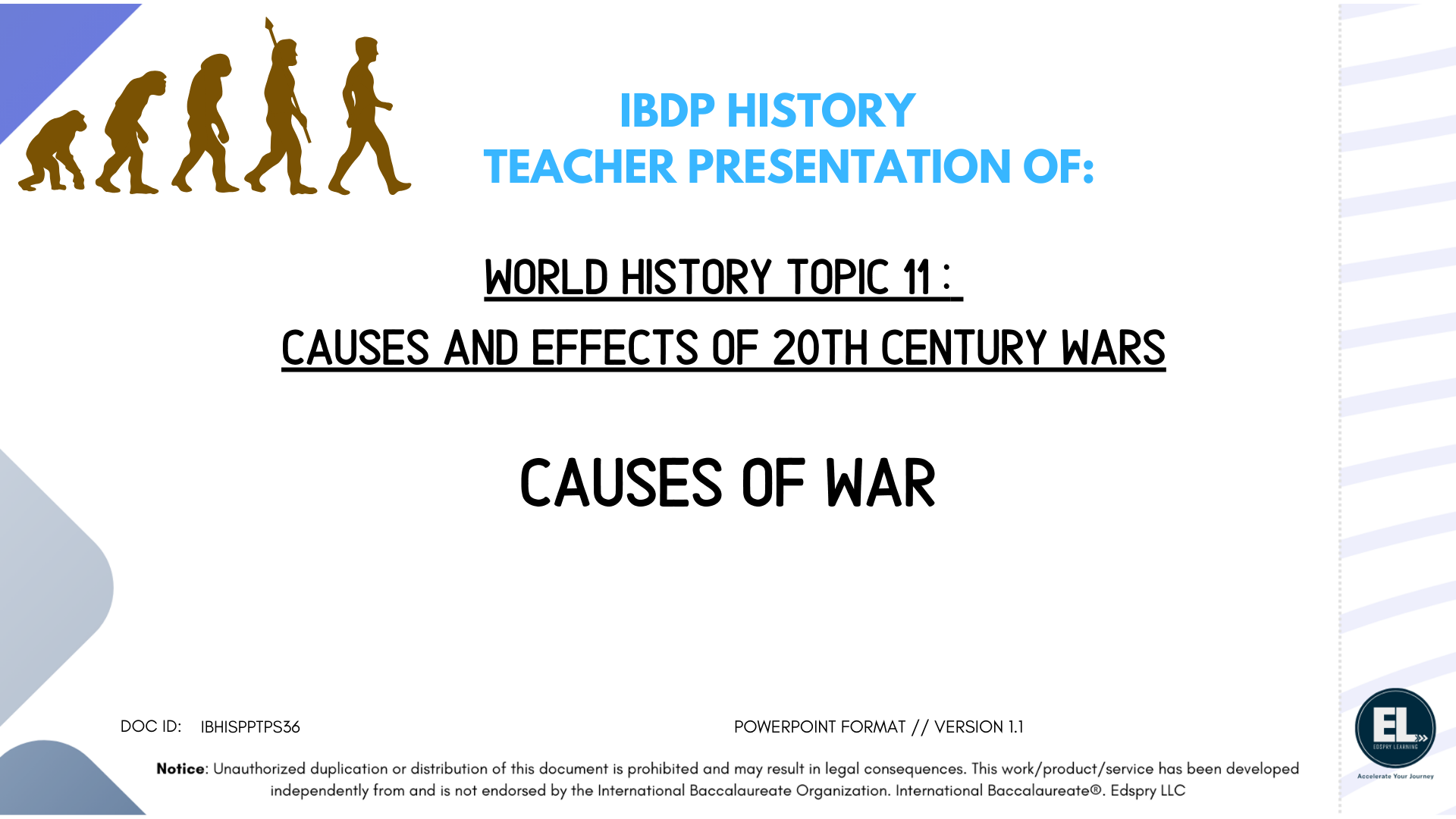HIST Causes of war - Powerpoint