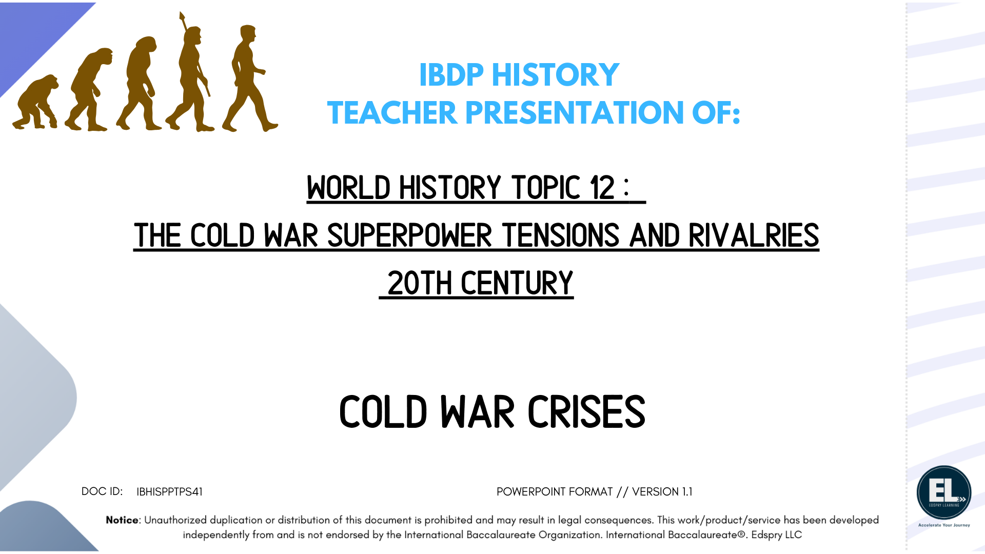 HIST Cold War Crises - Powerpoint