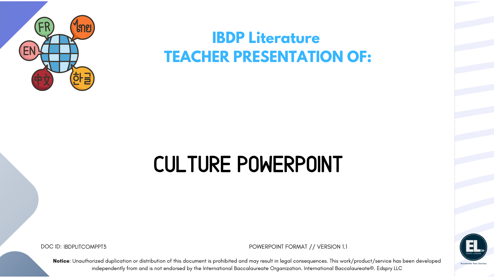 Lit Culture in Lit Powerpoint