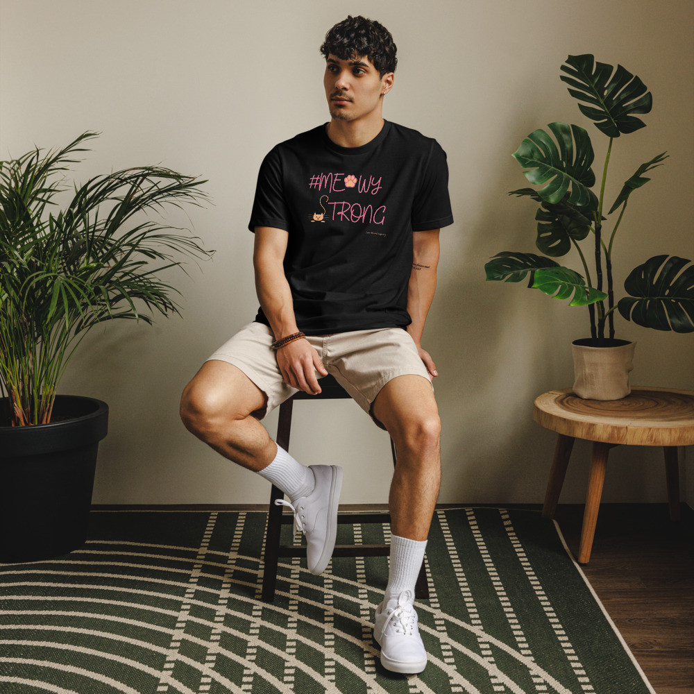 #MeowyStrong: Unisex Organic Cotton T-shirt