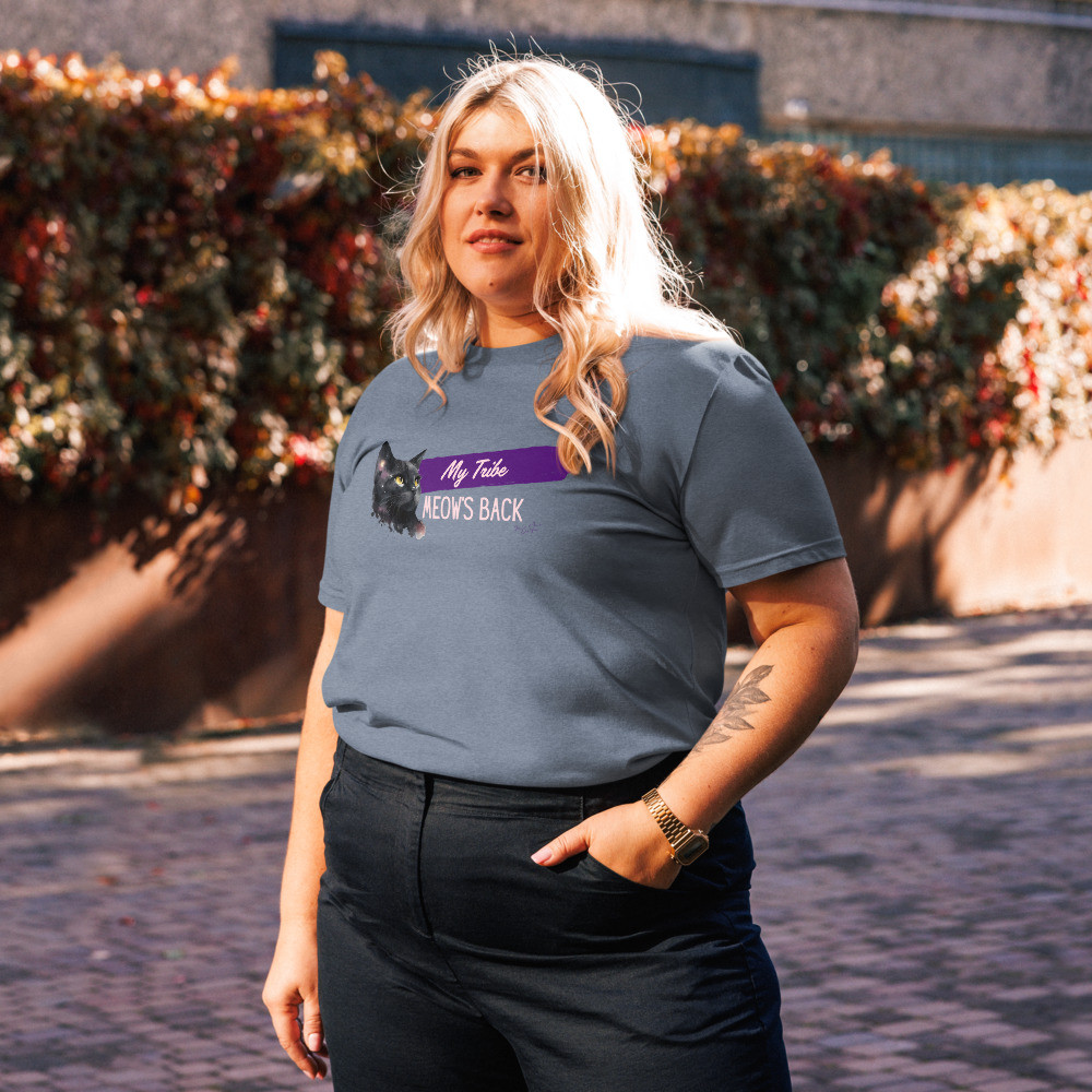 Meow Back: Unisex organic cotton t-shirt copy