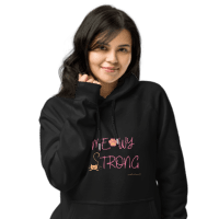 Meowy Strong: Unisex Organic Cotton Hoodie