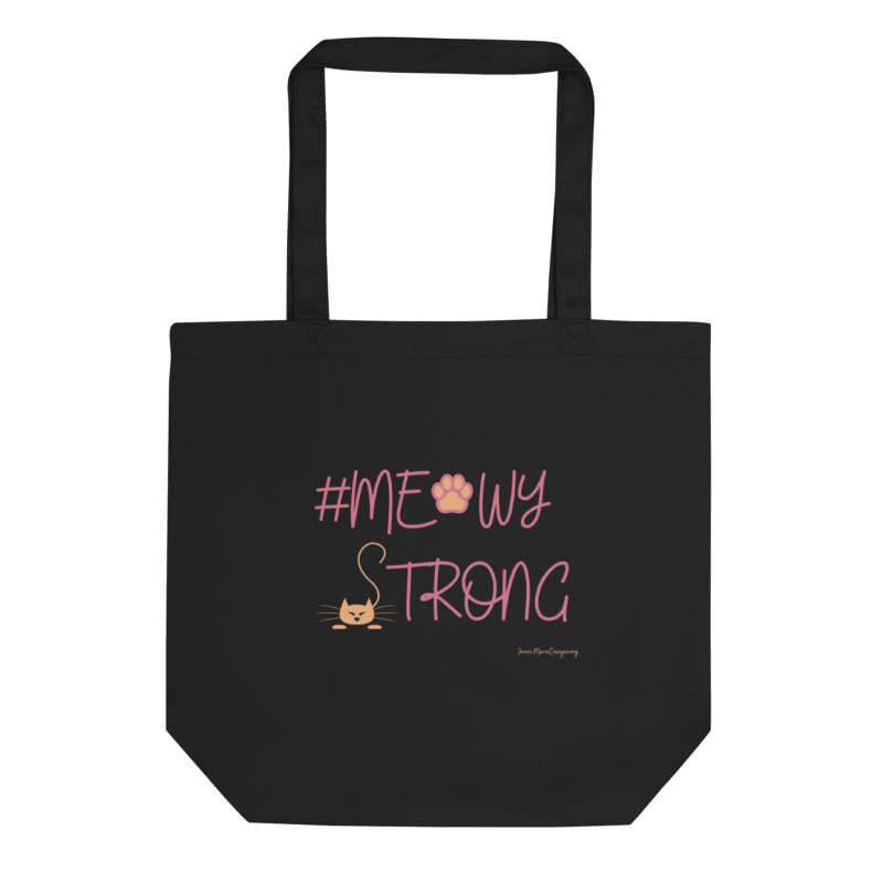 Meowy Strong: Eco Tote Bag