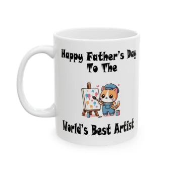 Happy Father's Day To The World's Best Artist Coffee Mug