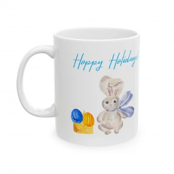 Hoppy Holidays Easter Bunny Coffee Mug