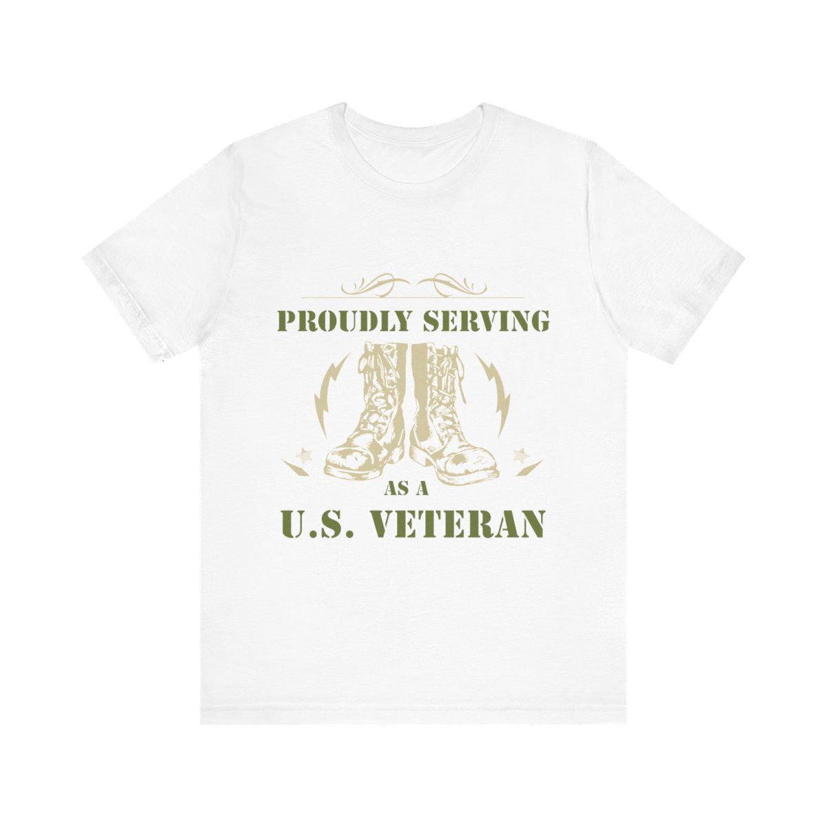 Proudly Serving As A U.S. Veteran Tshirt