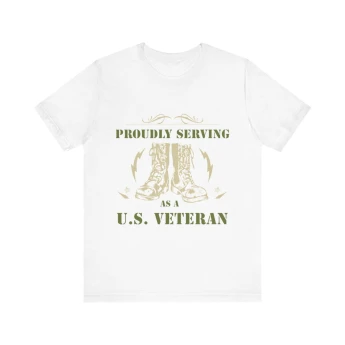 Proudly Serving As A U.S. Veteran Tshirt