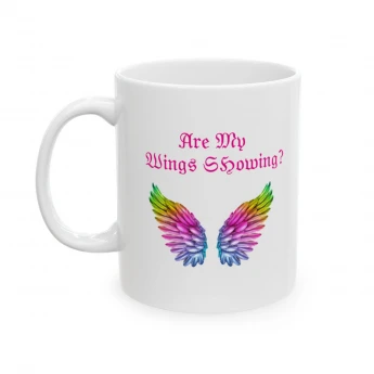 Are My Wings Showing Angel Coffee Mug