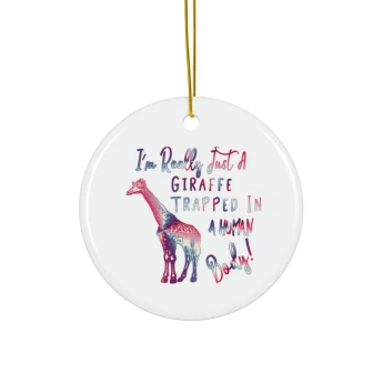 I'm Really Just A Giraffe Trapped In A Human Body Ornament