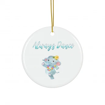 Always Dance Elephant Ornament