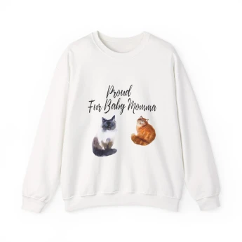 Proud Fur Baby Momma Cats Sweatshirt