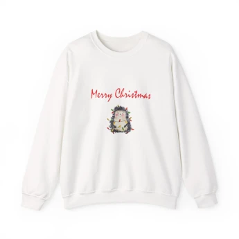 Merry Christmas Hedgehog Sweatshirt Christmas Sweatshirt