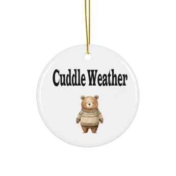 Cuddle Weather Bear Ornament